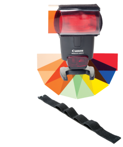 Bounce-uri, Softbox-uri - LumiQuest fxtra cu strap (LQ-121A)  - geluri colorate cu UltraStrap