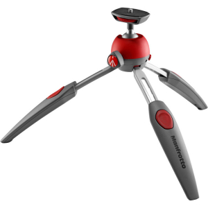 Manfrotto PIXI EVO minitrepied cu cap bila - rosu [1]