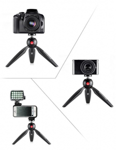 Manfrotto PIXI minitrepied cu cap bila - rosu [2]