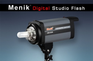 Studio/Lumini si accesorii - Menik Blitz Studio 400Ws CM-400 (touch screen)  Kit cu Menik softbox 80cm x 120cm + montura Bowens