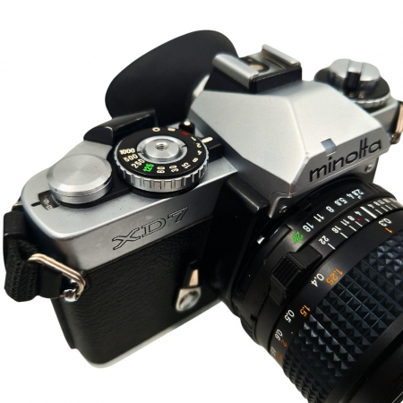 Minolta XD7 + MD Rokkor 28mm f/2.8 – Cameră pe Film 35mm, Full Manual + Automat, Made in Japan [2]