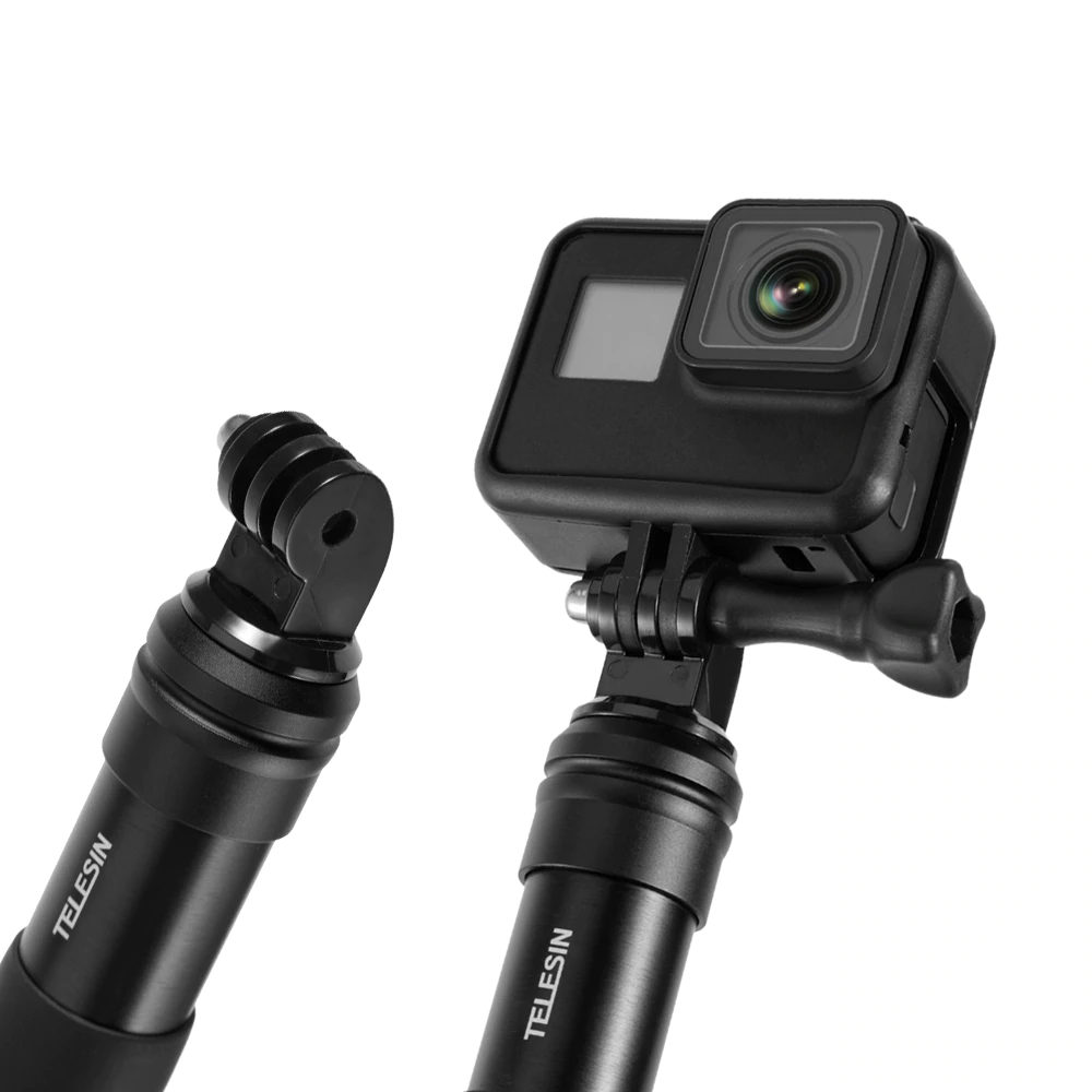 Monopied din aluminiu - Selfie stick cu suport pentru trepied din aluminiu pentru GoPro (se extinde până la 90cm) - GP-MNP-090 [9]