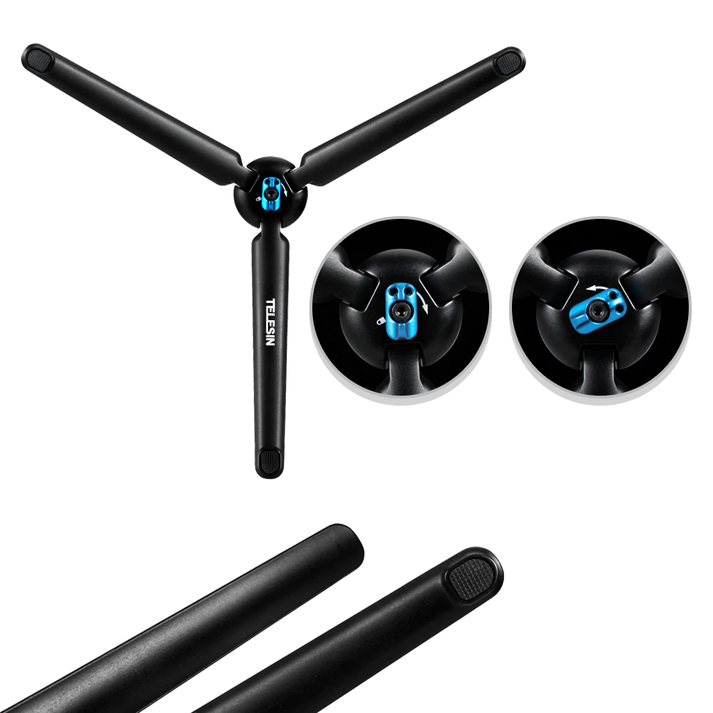 Monopied din aluminiu - Selfie stick cu suport pentru trepied din aluminiu pentru GoPro (se extinde până la 90cm) - GP-MNP-090 [5]