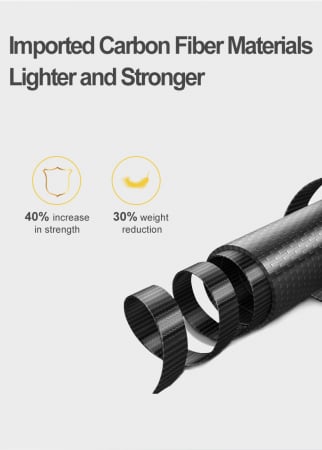 Selfie Stick din fibra de carbon 0.9M pentru Gopro (cu 3 picioare) - GP-MNP-90T [1]