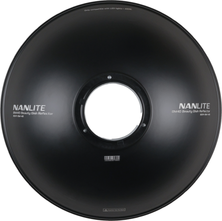 Nanlite Beauty Dish Reflector 40cm pentru Bowens Mount – Lumină moale și naturală pentru portrete profesionale [44]