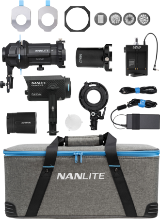 NANLITE Forza 60CR LED Color Spot Light with 19°&36° Projection Attachment [9]
