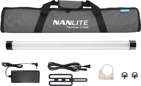 Nanlite PavoTube II 15XR –  KIT Tub LED RGBWW Pixel 2’ cu CRMX LumenRadio și control wireless complet [41]