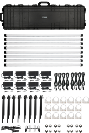 Nanlite PavoTube II 30XR – KIT 8 BUCATI - Tub LED RGBWW Pixel 4’ cu CRMX LumenRadio și control wireless complet [41]