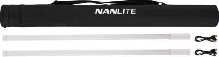 Nanlite PavoTube T8-7X – KIT 2 LUMINI - Tub LED Pixel RGBWW de 1m, ultra-ușor, cu Bluetooth integrat [10]