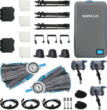 NANLUX Evoke 150C 3-Light Kit in Trolley Case [12]