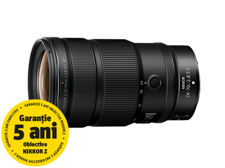 Obiective Mirorless - NIKKOR Z 24–70mm f/2.8 S II: Zoom intern, AF rapid - Obiectiv mirrorless montura Nikon ZF