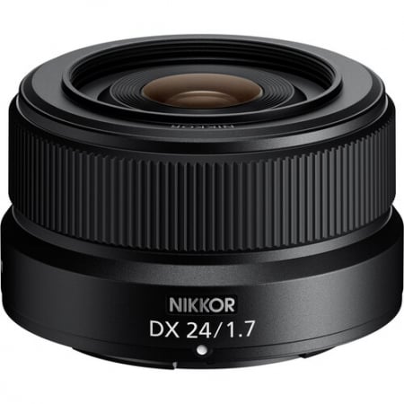 Obiective Mirorless - Nikon NIKKOR Z DX 24mm f/1.7 – Obiectiv Fix Luminos pentru Mirrorless Nikon DX
