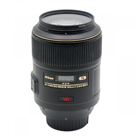 Obiective foto DSLR (SH) - Nikon AF-S 105mm f/2.8 G IF-ED VR Micro 1:1 - Expus in magazin