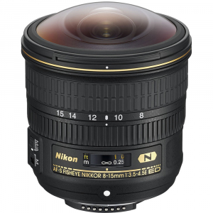 Obiective foto si accesorii - Nikon AF-S Fisheye NIKKOR 8-15mm f/3.5-4.5E ED