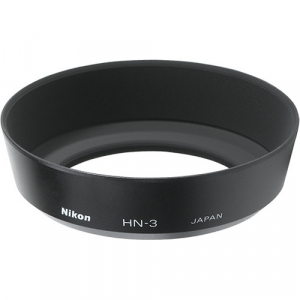 Parasolare - Nikon HN-3, parasolar  pentru Nikon 35mm f/1.4 AI-S, 35mm f/2, 35mm f/2.8 PC, 55mm f/2.8/3.5 Micro & 35-80mm D-AF