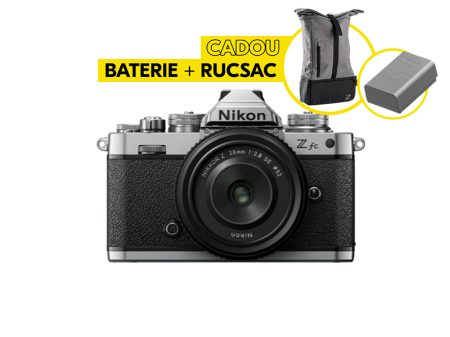 Aparate Foto Mirrorless - Nikon Z fc Kit cu Nikon NIKKOR Z 28mm f/2.8 (SE) - Aparat Foto Mirrorless Montura Z