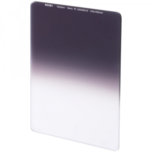 Obiective foto si accesorii - NiSi NANO MEDIUM IR GND8 100x150mm - filtru neutru gradual 0.9 la 0.15 / 3 la 0.5 stopuri