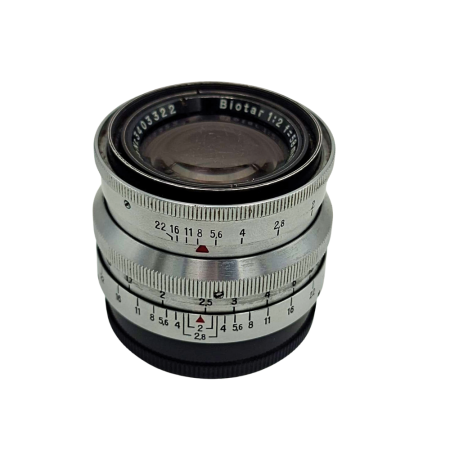 Carl Zeiss Jena Biotar 58mm f/2 – Obiectiv vintage cu bokeh rotativ, montura M42, fabricat în Germania între 1936–1960 [1]