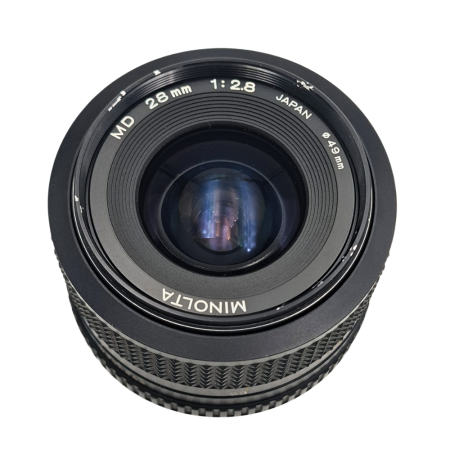 Obiective foto SLR (pe film) (SH) - minolta-md-28mm-f2-8-obiectiv-wide-fata.jpg
