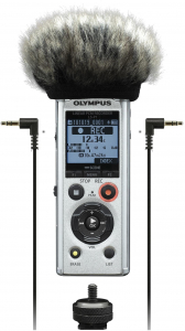 Microfoane / Reportofoane - Olympus LS-P1 Video Kit - reportofon  Videogapher Kit inc Windscreen, Hot Shoe Adapter, 3.5mm Audio Cable and 8GB micro SD card