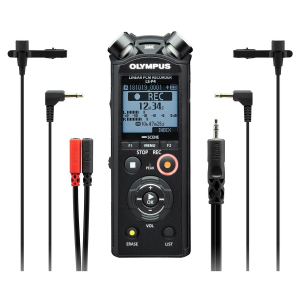 Microfoane / Reportofoane - Olympus LS-P4 Video Kit -  reportofon Linear PCM Audio Recorder Videography Kit