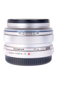 Obiective Mirorless - Olympus M.ZUIKO 17mm f/1.8 , silver