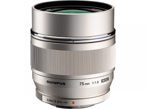 Obiective Mirorless - Olympus M.ZUIKO ED 75mm f/1.8 MSC ,  silver