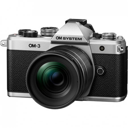 OM SYSTEM OM-3 Kit cu Obiectiv OM SYSTEM M.Zuiko Digital ED 12-45mm f/4 PRO Mirrorless Camera Kit [1]