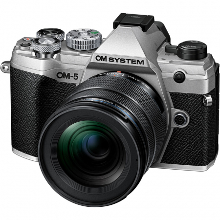 OM SYSTEM OM-5 - Aparat foto Mirrorless (Argintiu) Kit cu obiectiv M.Zuiko 12-45mm F4 PRO [1]