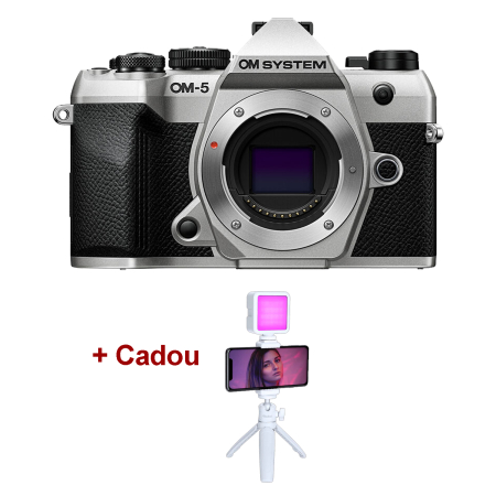Aparate Foto Mirrorless - OM SYSTEM OM-5 Mark II body - argintiu - Aparat foto Mirrorless