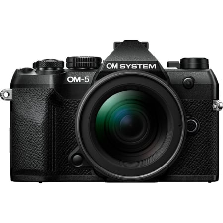 Aparate Foto Mirrorless - OM SYSTEM OM-5 Mark II Kit cu OM SYSTEM M.Zuiko Digital ED 12-45mm f/4 PRO - Negru - Aparat foto Mirrorless