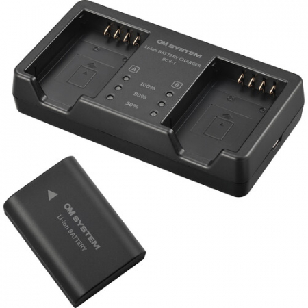 Acumulatori Foto - OM SYSTEM BLX-1 Acumulator Lithium-Ion pentru OM-1 Mirrorless (7.2V, 2280mAh)