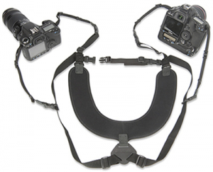 OP/TECH Dual Harness 3/8" Regular black - Ham pentru doua aparate [3]