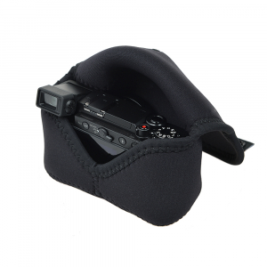 OP/TECH Soft Pouch™ - Body Cover Midsize Black- husa neopren neagra [4]