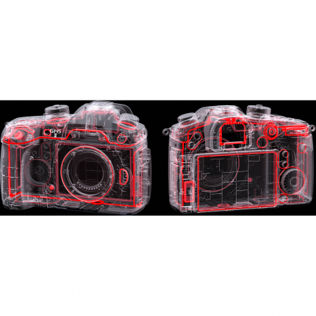 Panasonic Lumix GH-6 negru -  Aparat Foto Mirrorless hibrid cu obiectiv LUMIX 12-60mm f/3.5-5.6 [11]