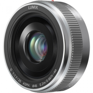Obiective Mirorless - Panasonic Lumix G 20mm f/1.7 II ASPH argintiu - montura m4/3 (MFT)