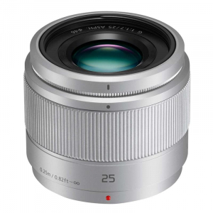 Panasonic Lumix G 25mm f/1.7 ASPH argintiu - montura m4/3 (MFT) [1]