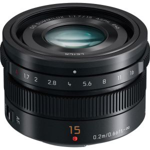 Obiective foto si accesorii - Panasonic Lumix G Leica DG Summilux 15mm f/1.7 ASPH negru - montura m4/3 (MFT)