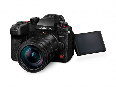 Panasonic Lumix GH-6 negru -  Aparat Foto Mirrorless hibrid cu obiectiv LEICA 12-60mm f/2.8-4 [1]