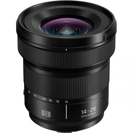 Obiective Mirorless - PANASONIC LUMIX S 14-28mm F4-5.6 MACRO (S-R1428) - Obiectiv mirrorless zoom L-Mount