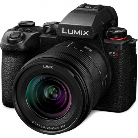 Aparate Foto Mirrorless - Panasonic Lumix S5II (DC-S5M2K) kit cu Lumix S 20-60mm f/3.5-5.6- Aparat Foto Mirrorless Full Frame 24.2MP