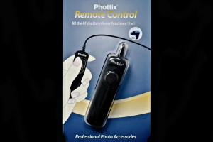 Telecomenzi - Phottix C8 Small cu fir 1m pt Canon 5D Mk II/ III/ IV/S /R , 7D