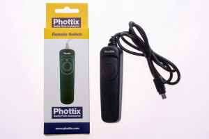 Phottix N10, telecomanda cu fir 1m pt Nikon D610,  D600, D7200,  D7100,  D7000,  D90 [0]