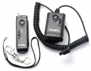 Telecomenzi - Phottix N6 , telecomanda cu fir + radio pt Nikon D70s, D80