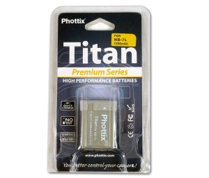 Acumulatori Foto - Phottix NB-7L Titan pentru Canon G12 ,G11, G10, SX30 IS (1200 mAh)