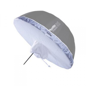 Phottix Premio - umbrela reflexie 85cm Silver/Black + diffuser [1]