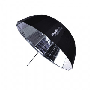 Studio/Lumini si accesorii - Phottix Premio - umbrela reflexie 85cm Silver/Black + diffuser