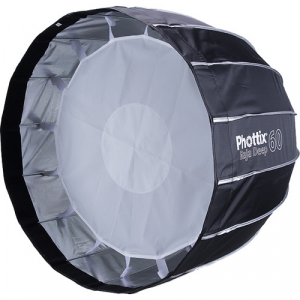 Phottix Raja Deep Quick-Folding Softbox parabolic 60cm + grid + montura Bowens [1]