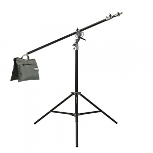 Stative/boom-uri pentru lumini - Phottix Saldo 395 - Stativ lumini 395cm cu boom si sac pentru contragreutati