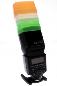 Phottix set 3 bounce diffusere colorate pentru Canon 430EX II [2]